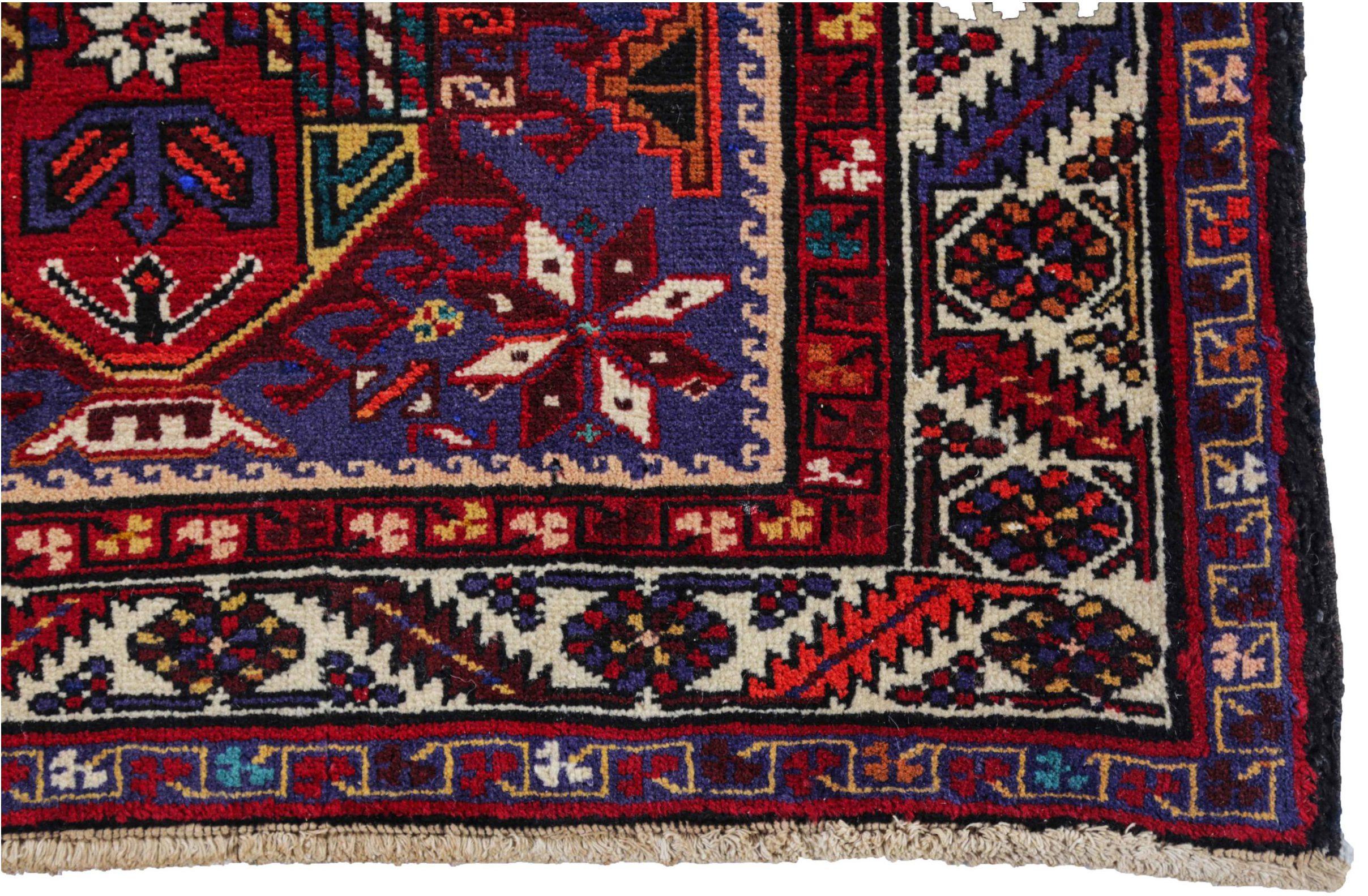 Persische Sarab Läufer Teppich CIRCA 1910 - Wolle Blau Elfenbein Rot Gelb Design - 91217 (20. Jahrhundert) im Angebot