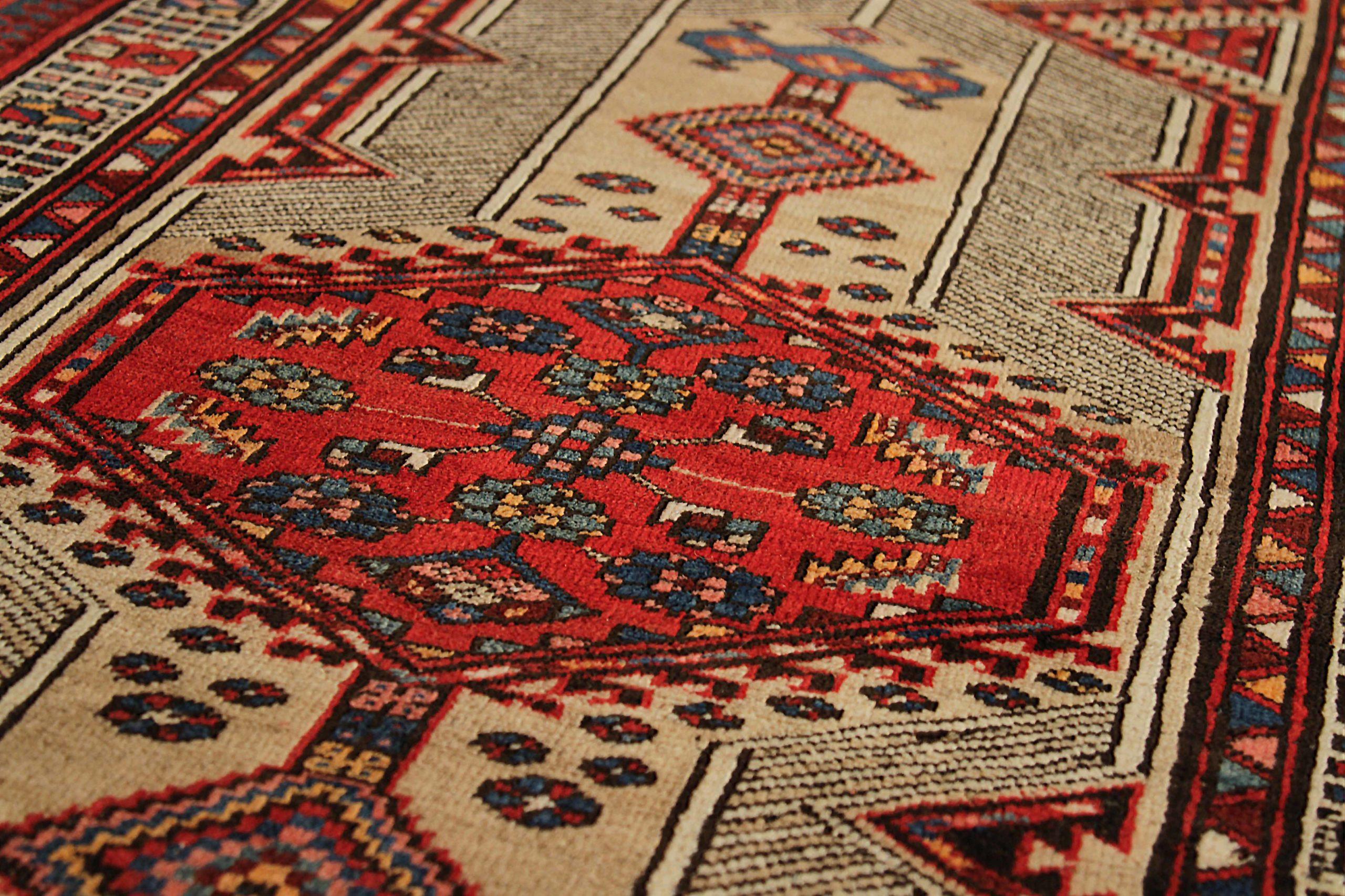 Persischer Sarab-Läufer - Wolle Elfenbeinrot Design - 88788 im Zustand „Hervorragend“ im Angebot in Dallas, TX