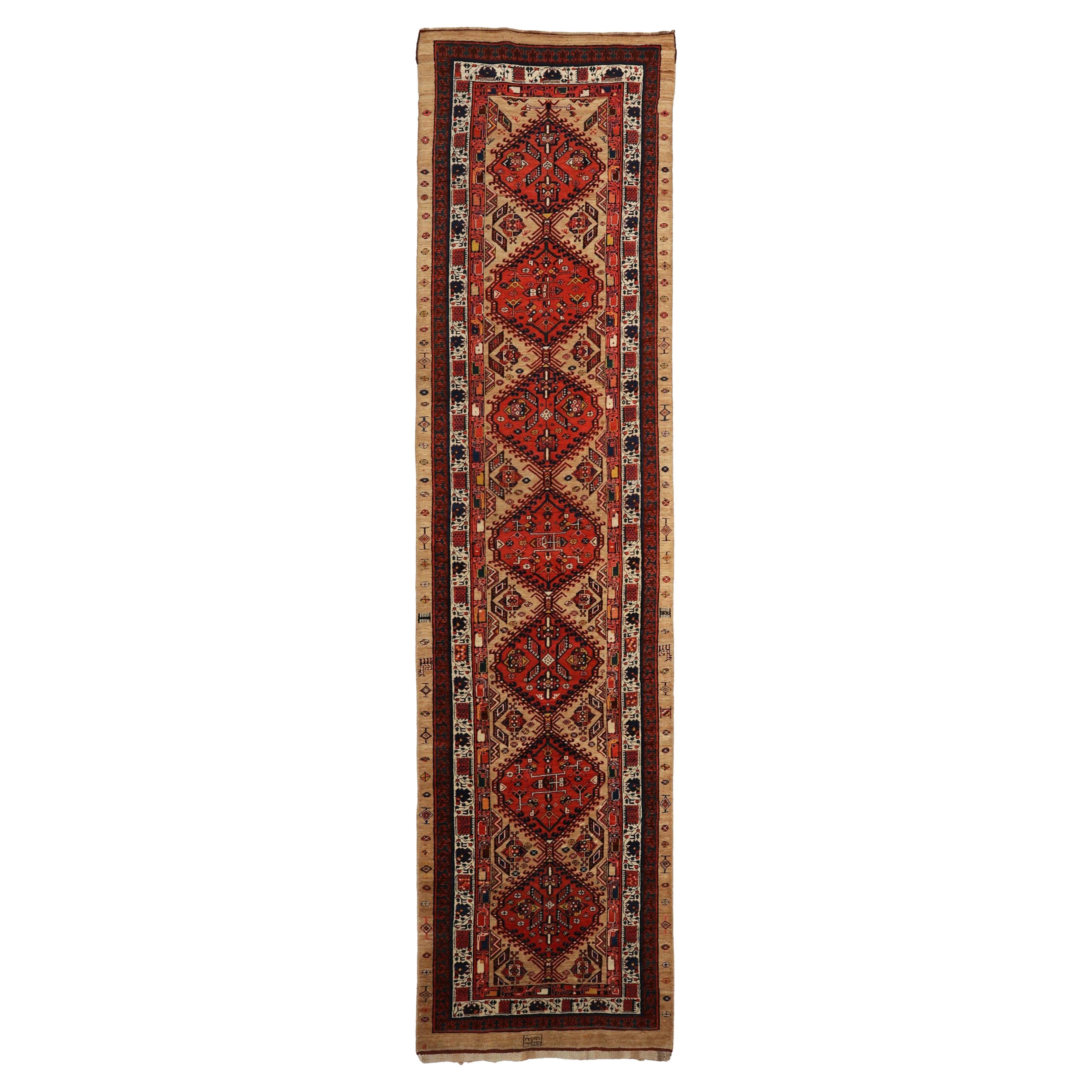 Alfombra Persa Sarab - Lana Diseño Rojo Marfil - 93641