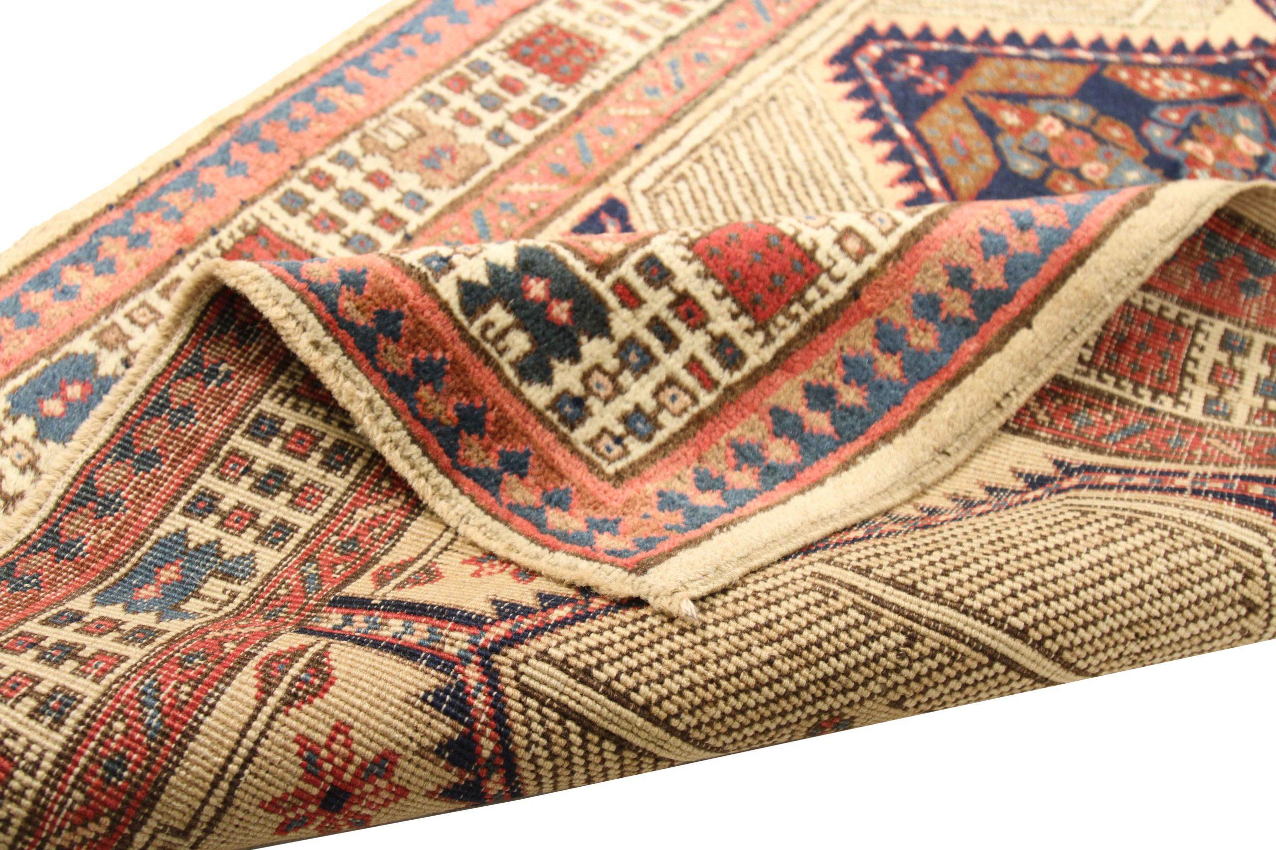 Persischer Sarab Kleiner Teppich - Wolle Elfenbein 10435 im Zustand „Hervorragend“ im Angebot in Dallas, TX