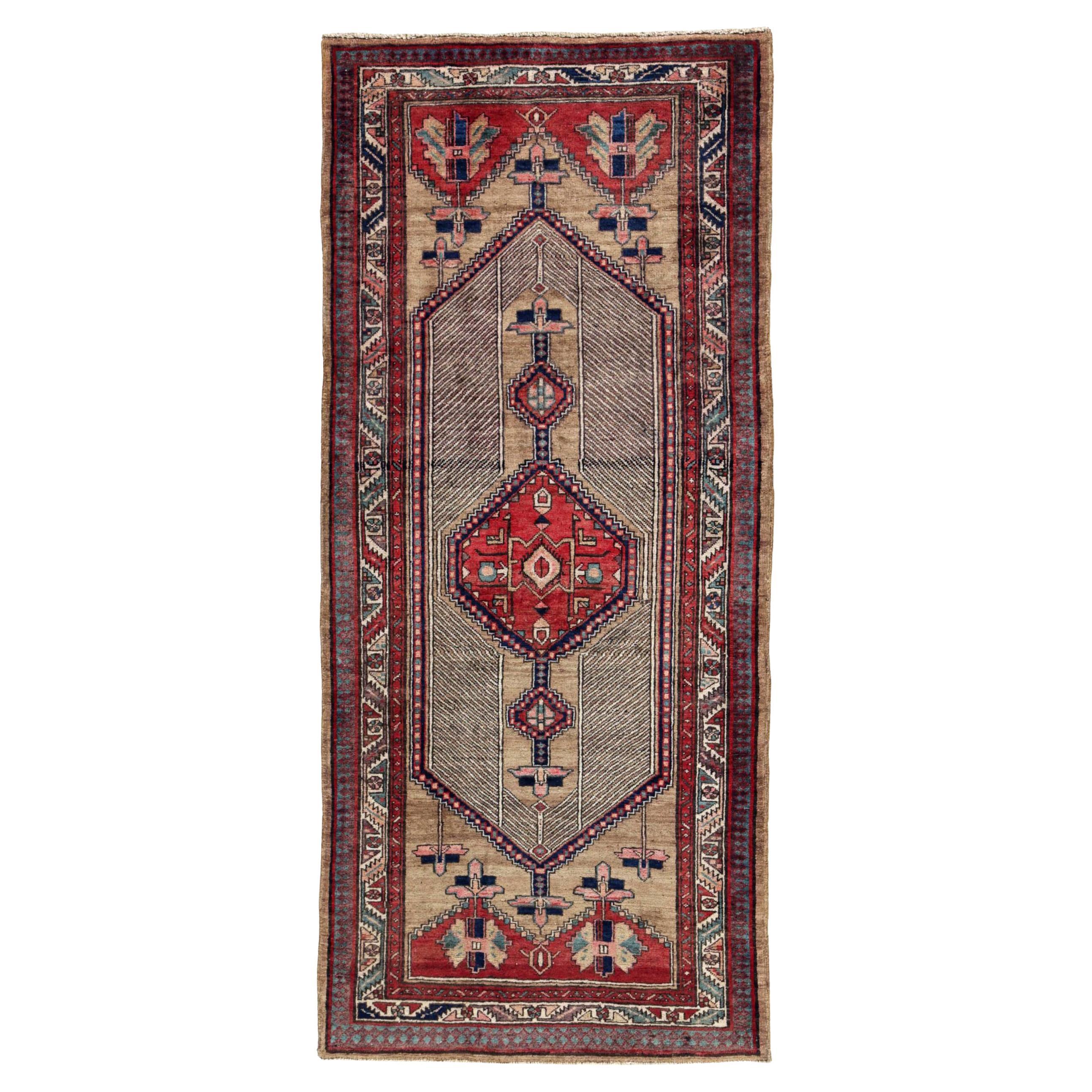 Alfombra Persa Sarab Small - Lana Diseño Rojo Marfil - 91229