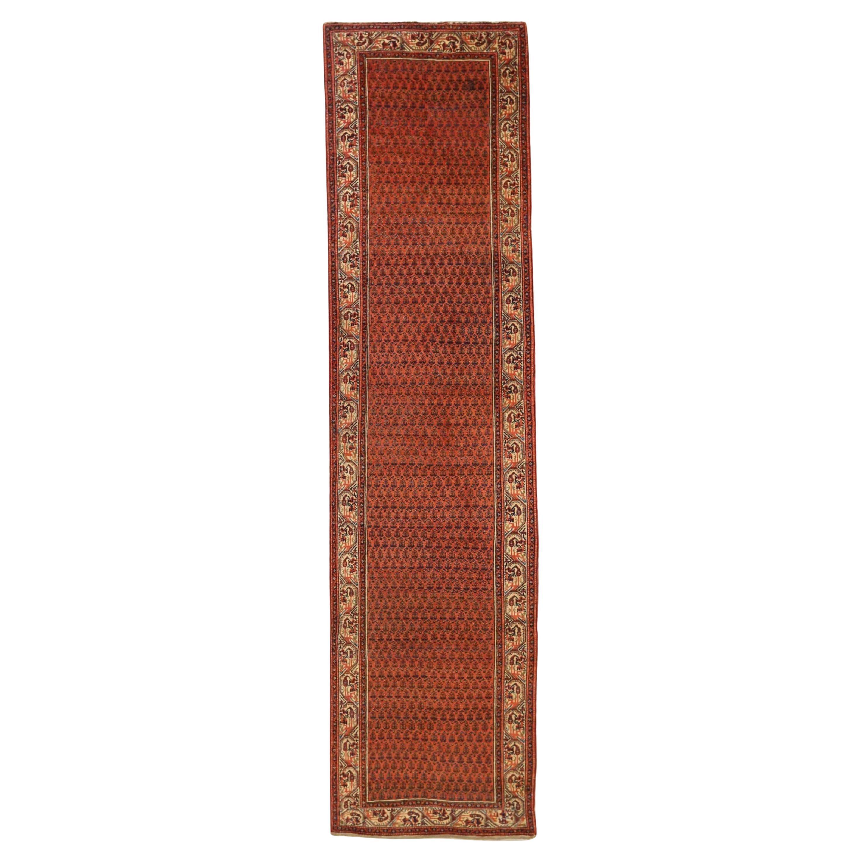 Alfombra Persa Saraband - Lana Marfil Rojo 71772