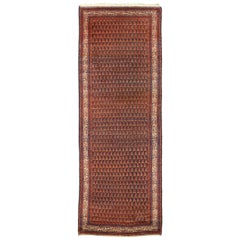 Tappeto persiano Saraband Small - Lana Avorio Blu Navy Rosso - 75191