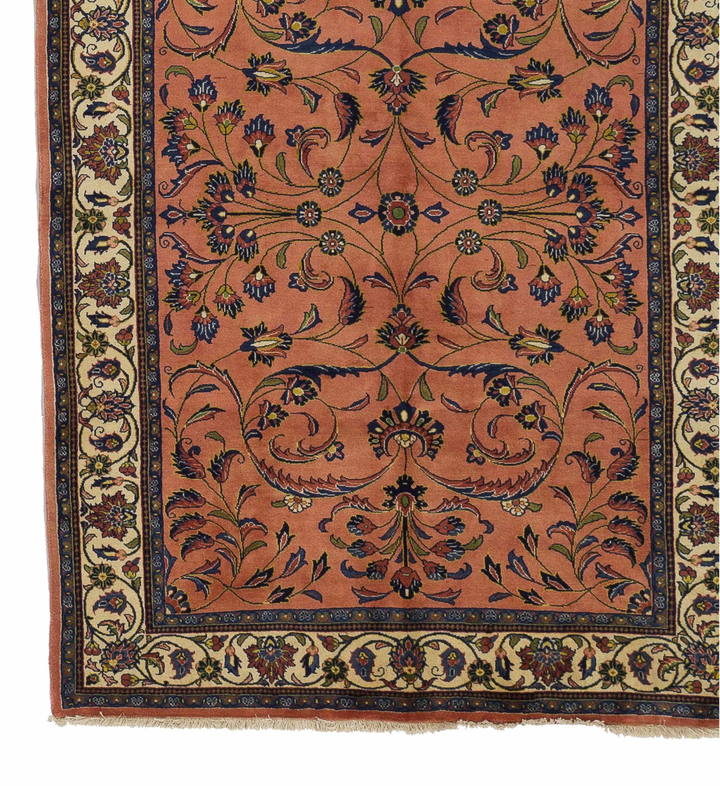 Persische Sarouk-Teppiche aus Sarouk, um 1990, Design - 10460 im Zustand „Hervorragend“ im Angebot in Dallas, TX