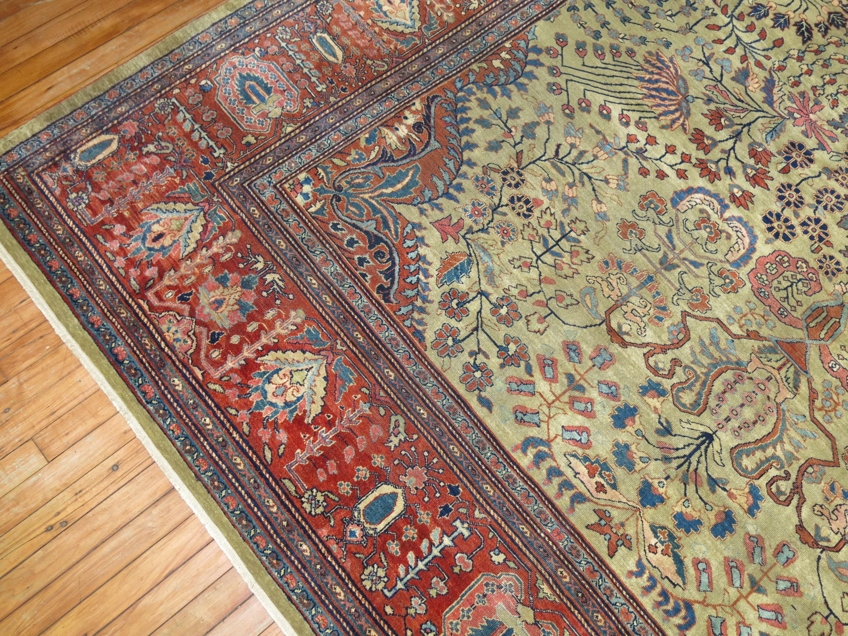 Persian Sarouk Fereghan Rug For Sale 6