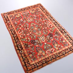 Persian Sarouk Orental Rug, circa 1930