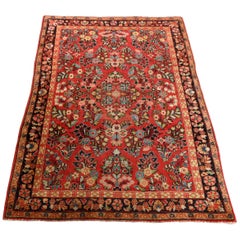 Persian Sarouk Orental Rug, circa 1930