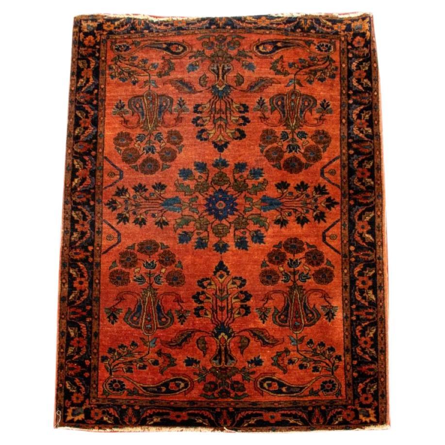 Persian Sarouk Rug 4.7' x 3.5' For Sale