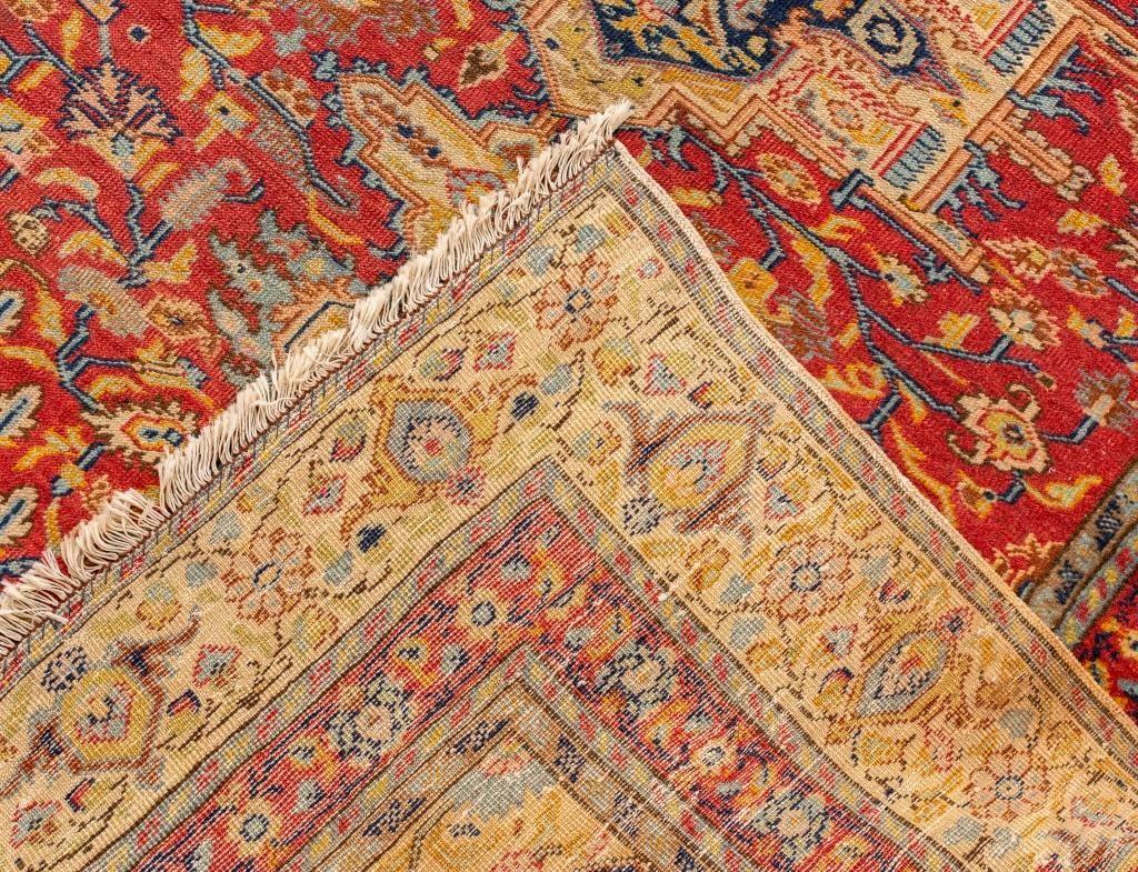 Wool Persian Sarouk Rug 5.9' x 3.8' For Sale