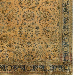 Persian Sarouk Rug Carpet, circa 1920 13' x 16'