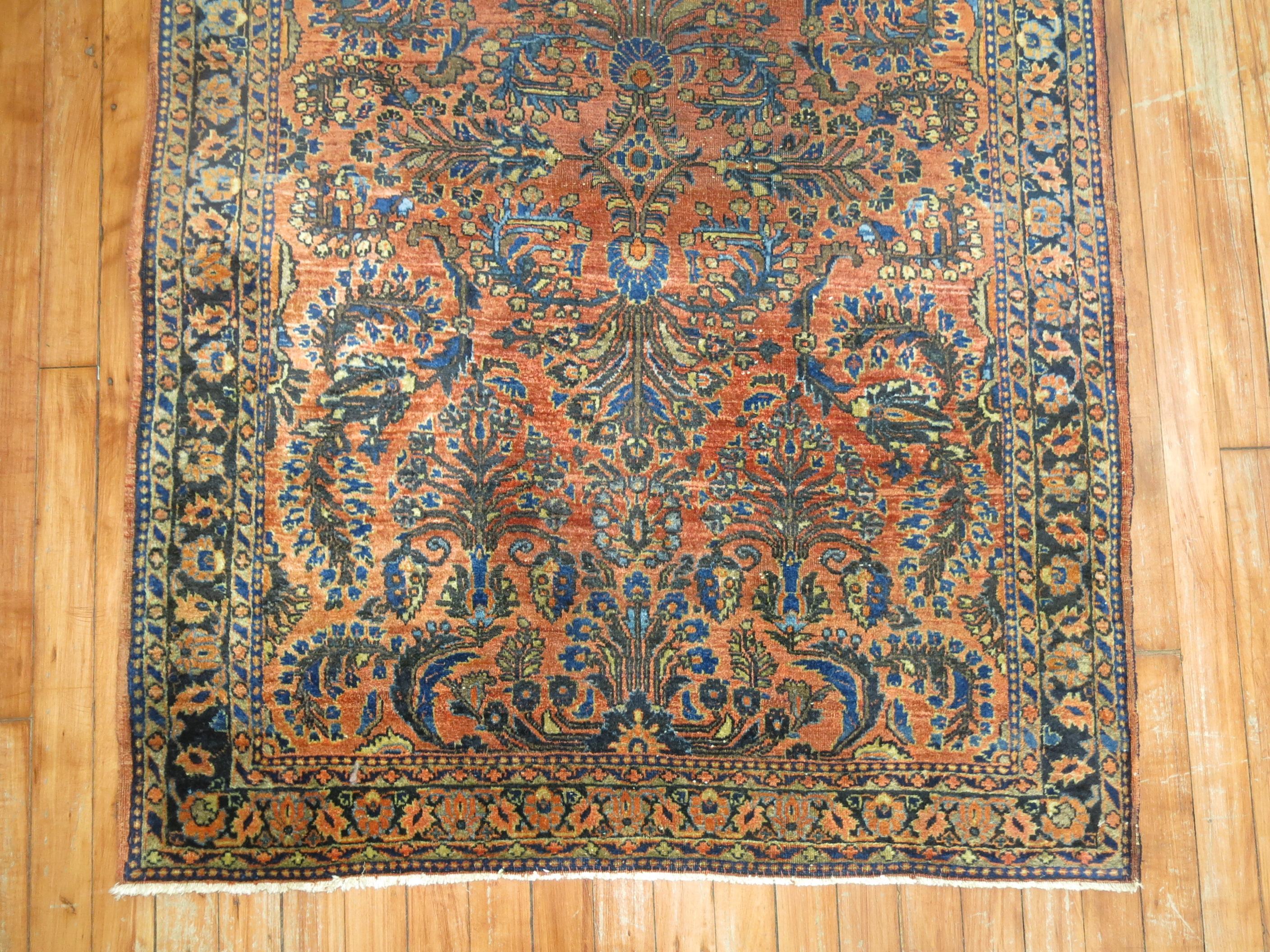 Persian Sarouk Rug In Good Condition For Sale In New York, NY