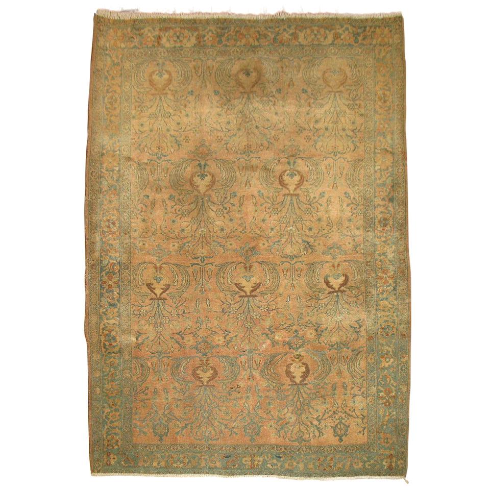 Persian Sarouk Scatter Rug For Sale