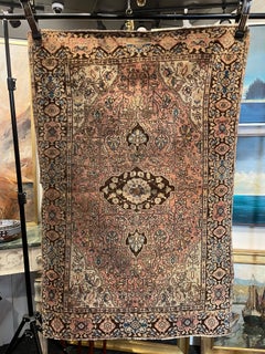 Persian Saruk Design Area Rug, Wool, Antique, Iran, Early 20th Century