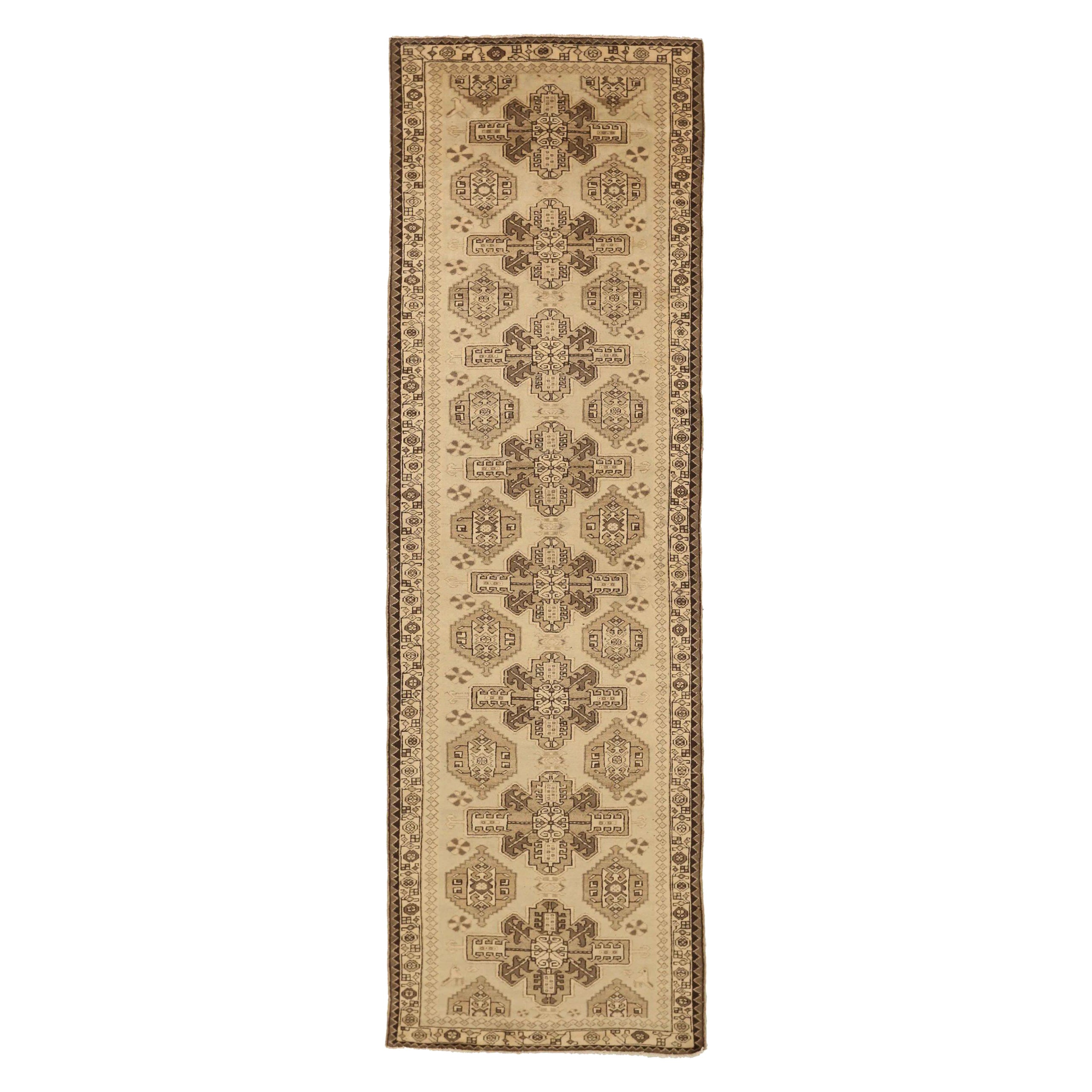 Tapis de course persan Saveh Circa 1880 - 52144