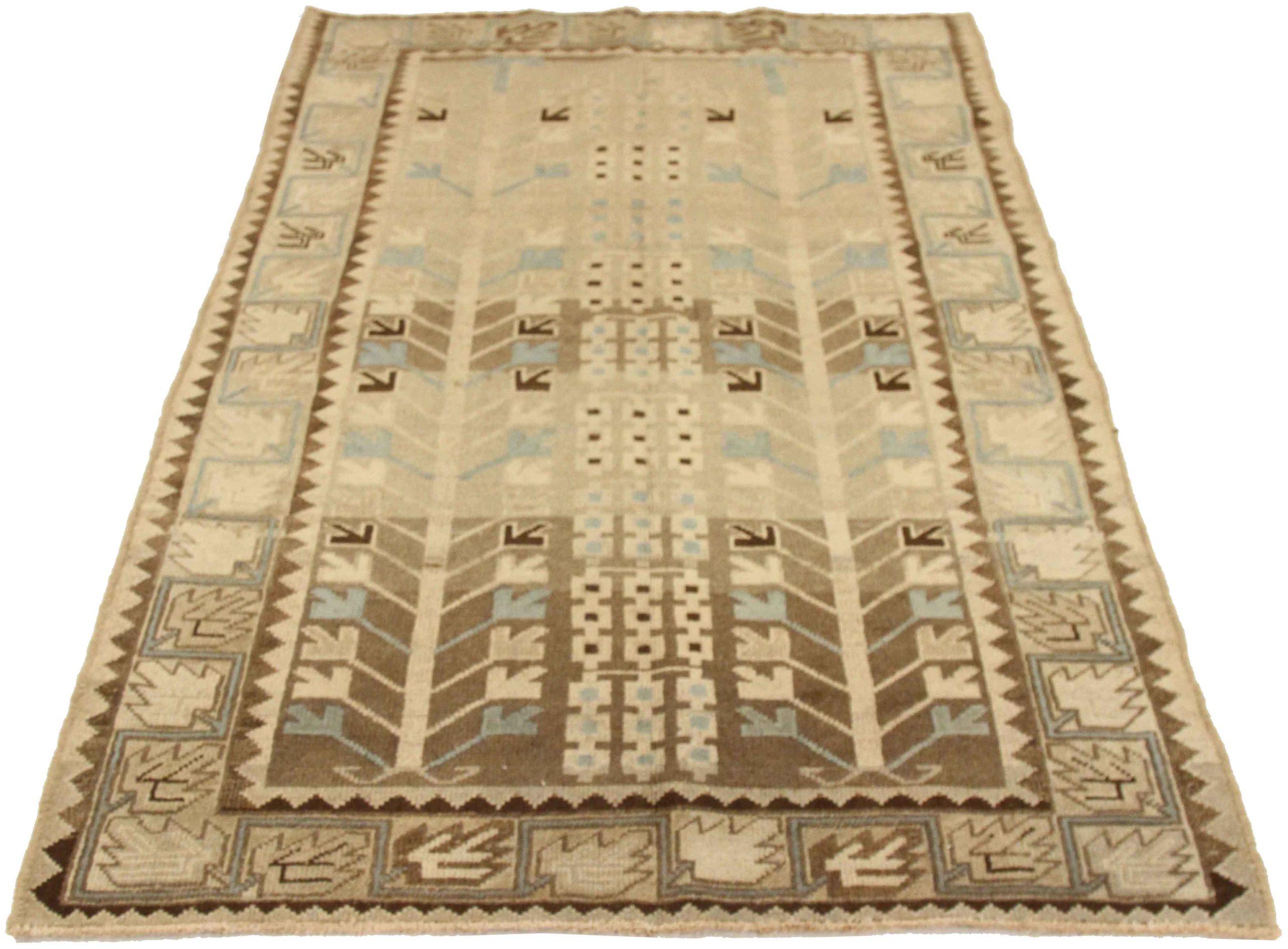 Discover the elegance of Persian Saveh featuring Small Rug in Circa 1880. Designed with Wool and BlueBrownIvoryTaupe, this exclusive design is perfect for enhancing your space.