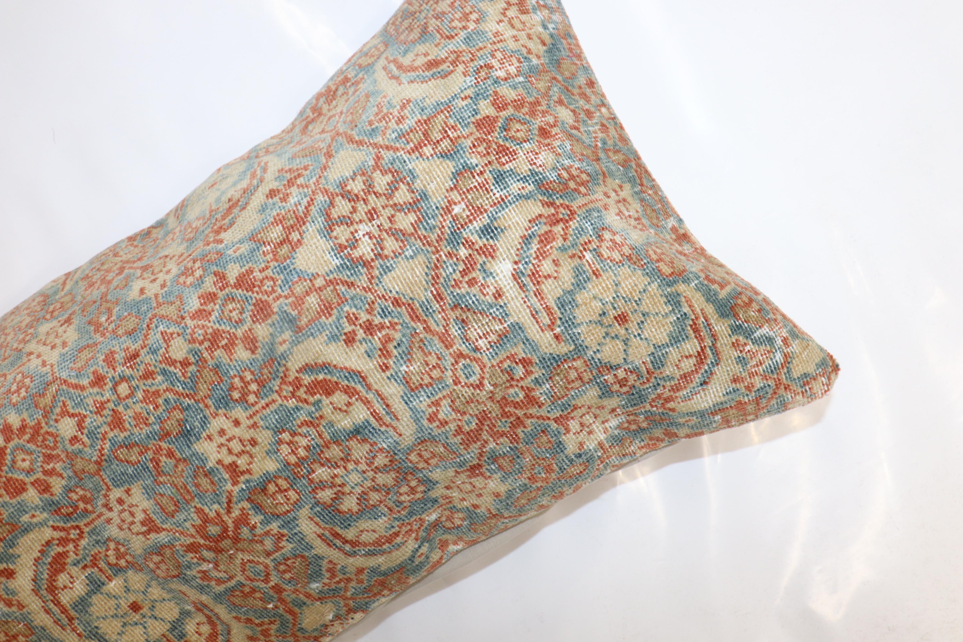 Persian Senneh Bolster Rug Pillow In Good Condition For Sale In New York, NY