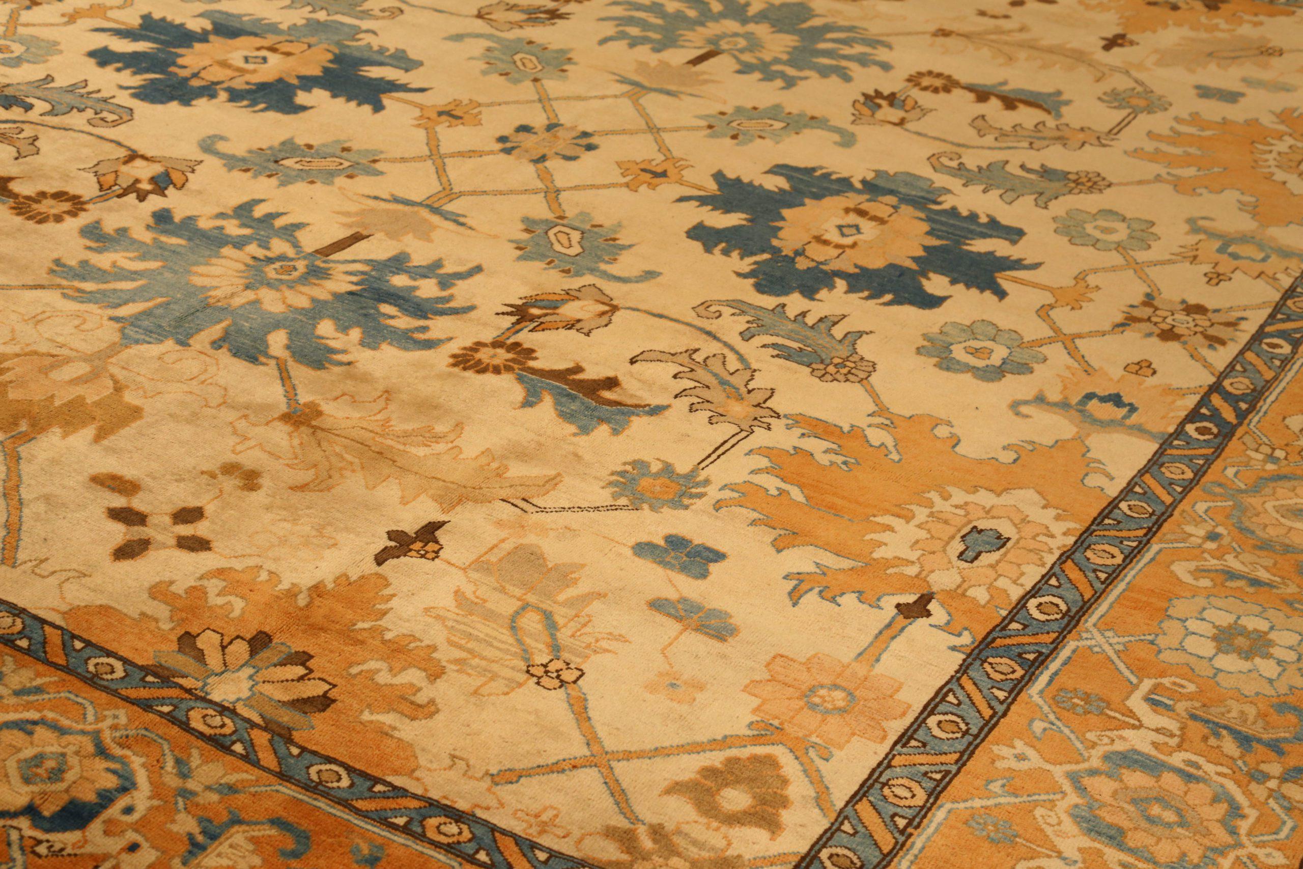 Asian Persian Serapi Circa 1990 - 12926 For Sale