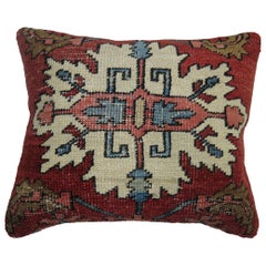 Persian Serapi Heriz Rug Pillow
