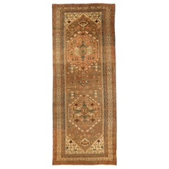 Persische Serapi Over Size Teppich CIRCA 1880 - Wolle Brown Elfenbein Rosa 72396