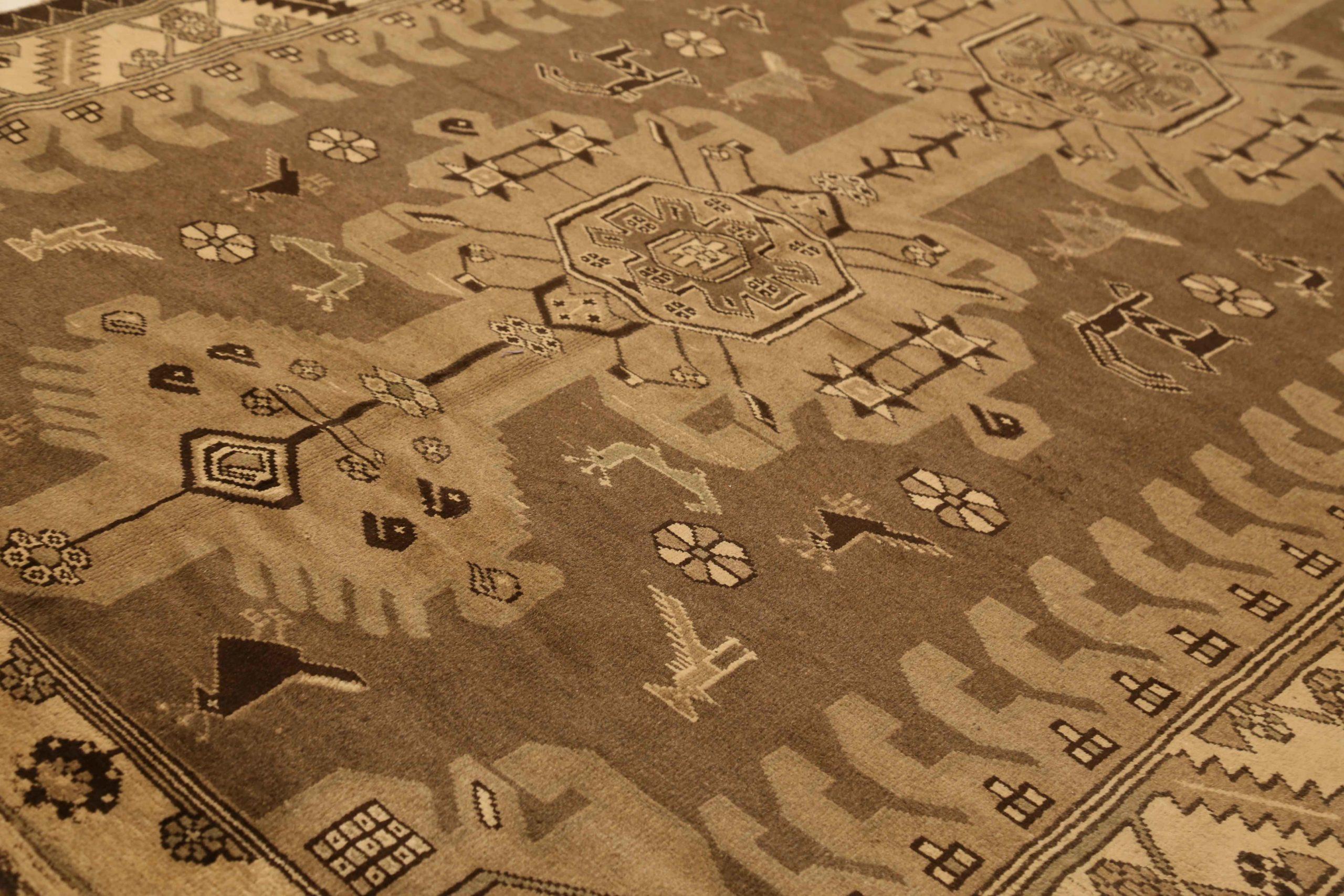 Persian Shahsavan Area Rugs - 51839 (Asiatisch) im Angebot
