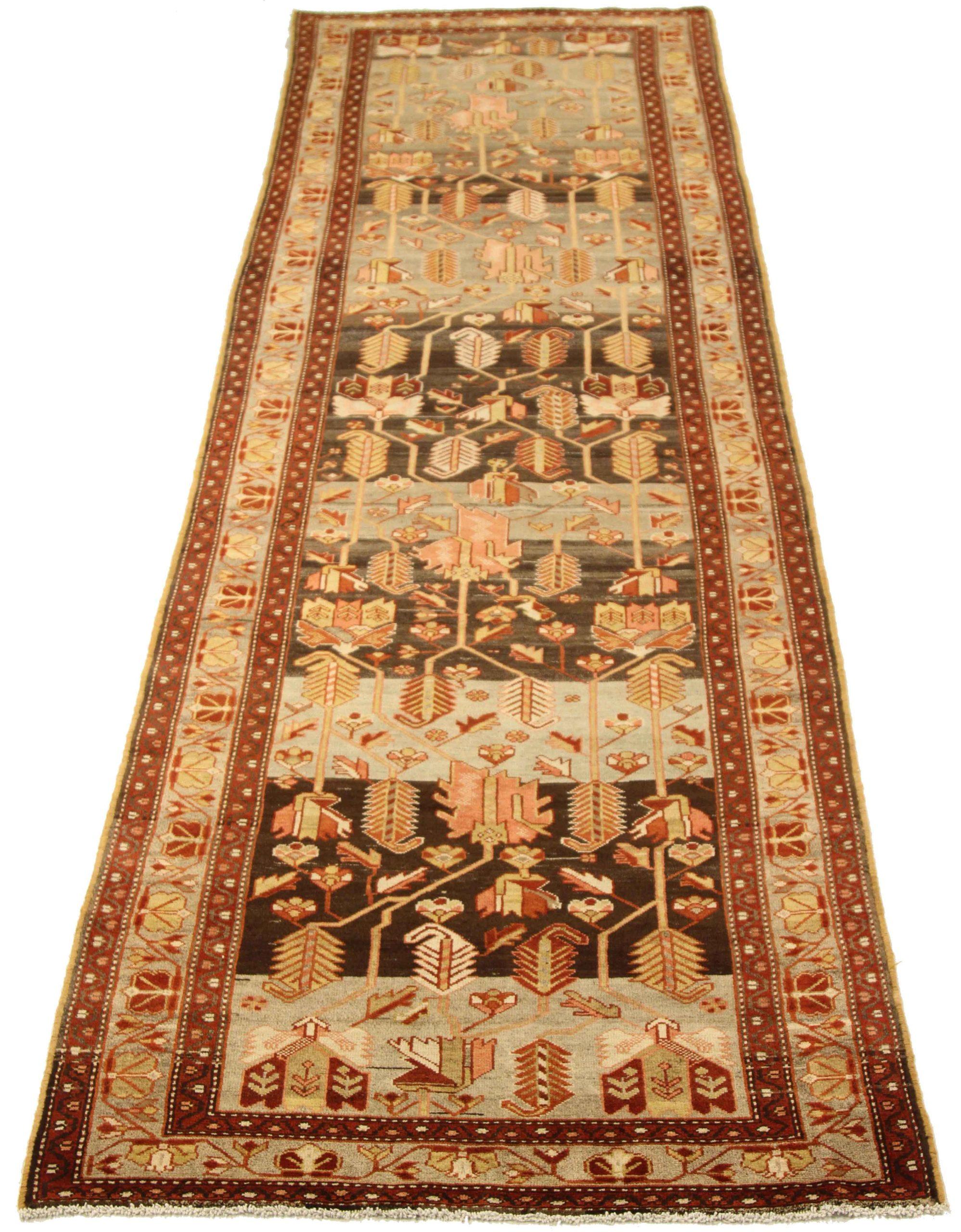 Discover the elegance of Persian Shahsavan featuring Runner Rug in Circa 1880. Designed with Wool and BrownIvoryRed, this exclusive design is perfect for enhancing your space.
