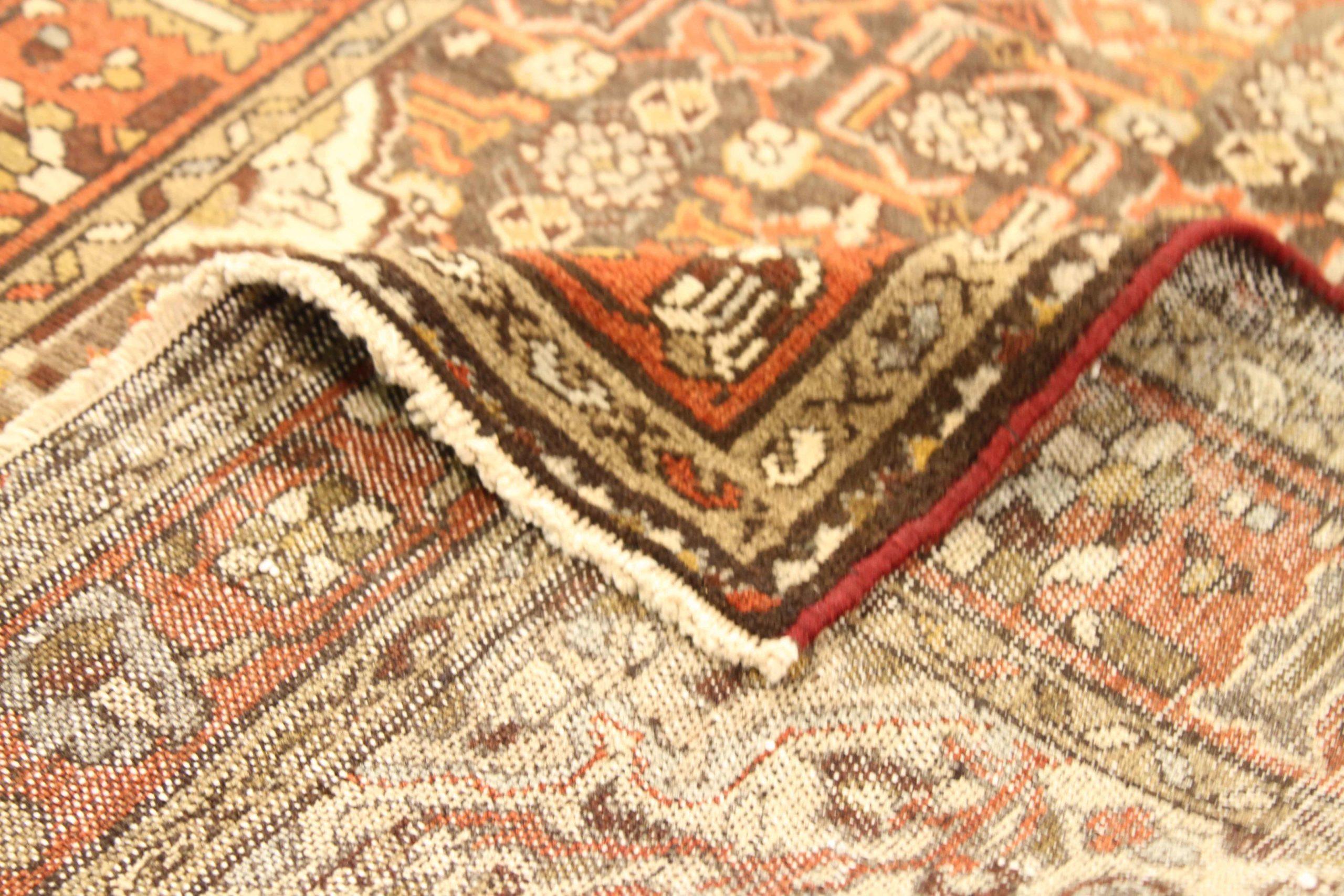 Iracheno Tappeto Persiano Shahsavan - Lana Marrone Avorio Rosso - 75953 in vendita