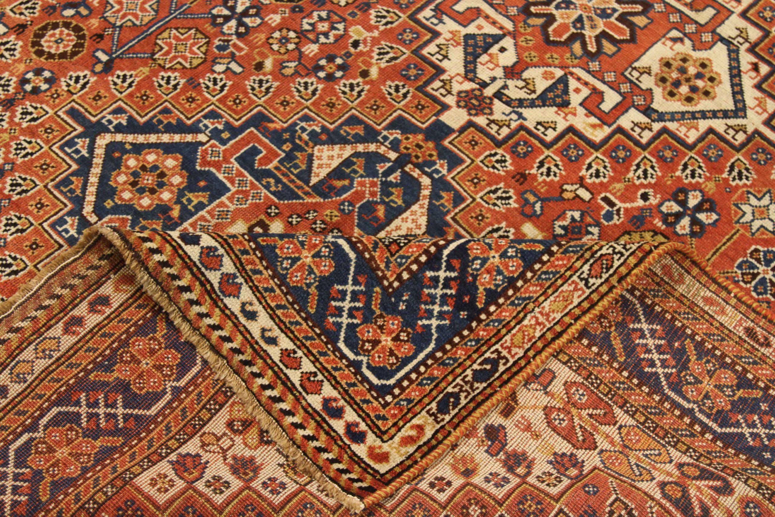Asian Persian Shiraz Area Rugs - 51891 For Sale