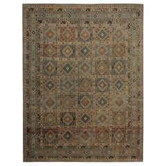 Persian Shiraz Area Rugs - Wool Brown Design - 97315