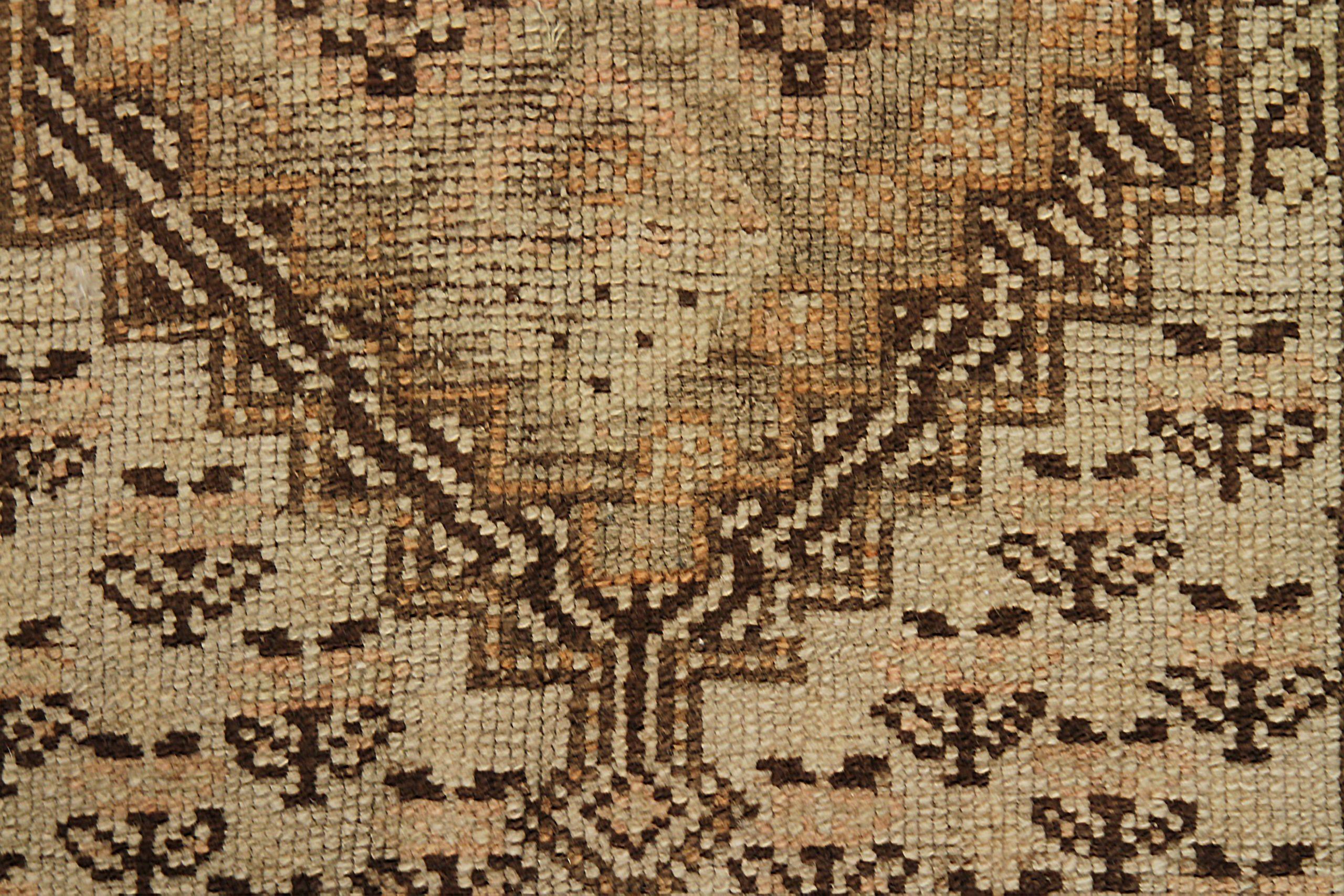 Alfombras Persas Shiraz - Lana Marrón Diseño Marfil - 88764 siglo XX en venta