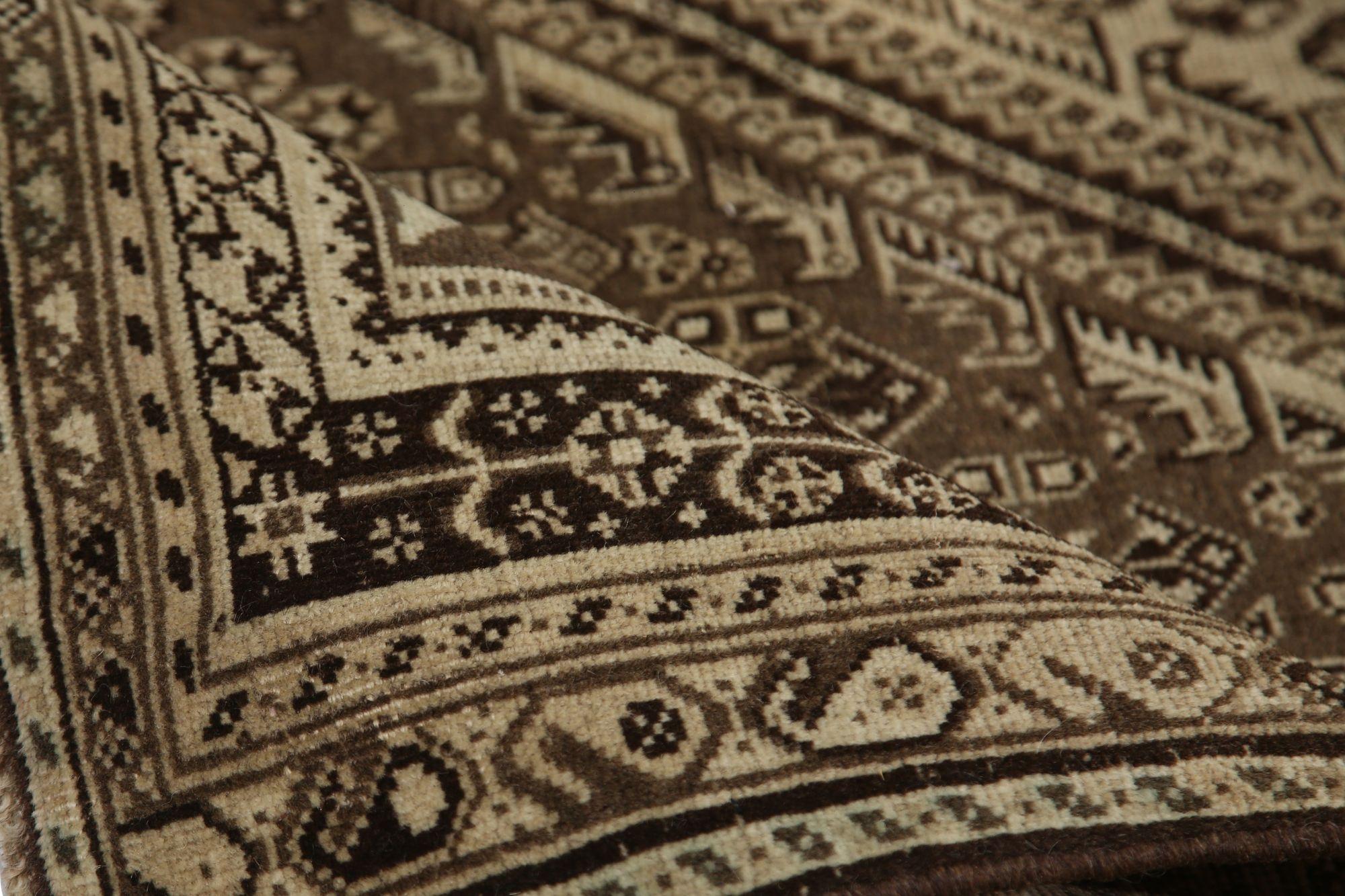 Persische Shiraz Teppiche - Wolle Brown Taupe Design - 97777 im Zustand „Hervorragend“ im Angebot in Dallas, TX