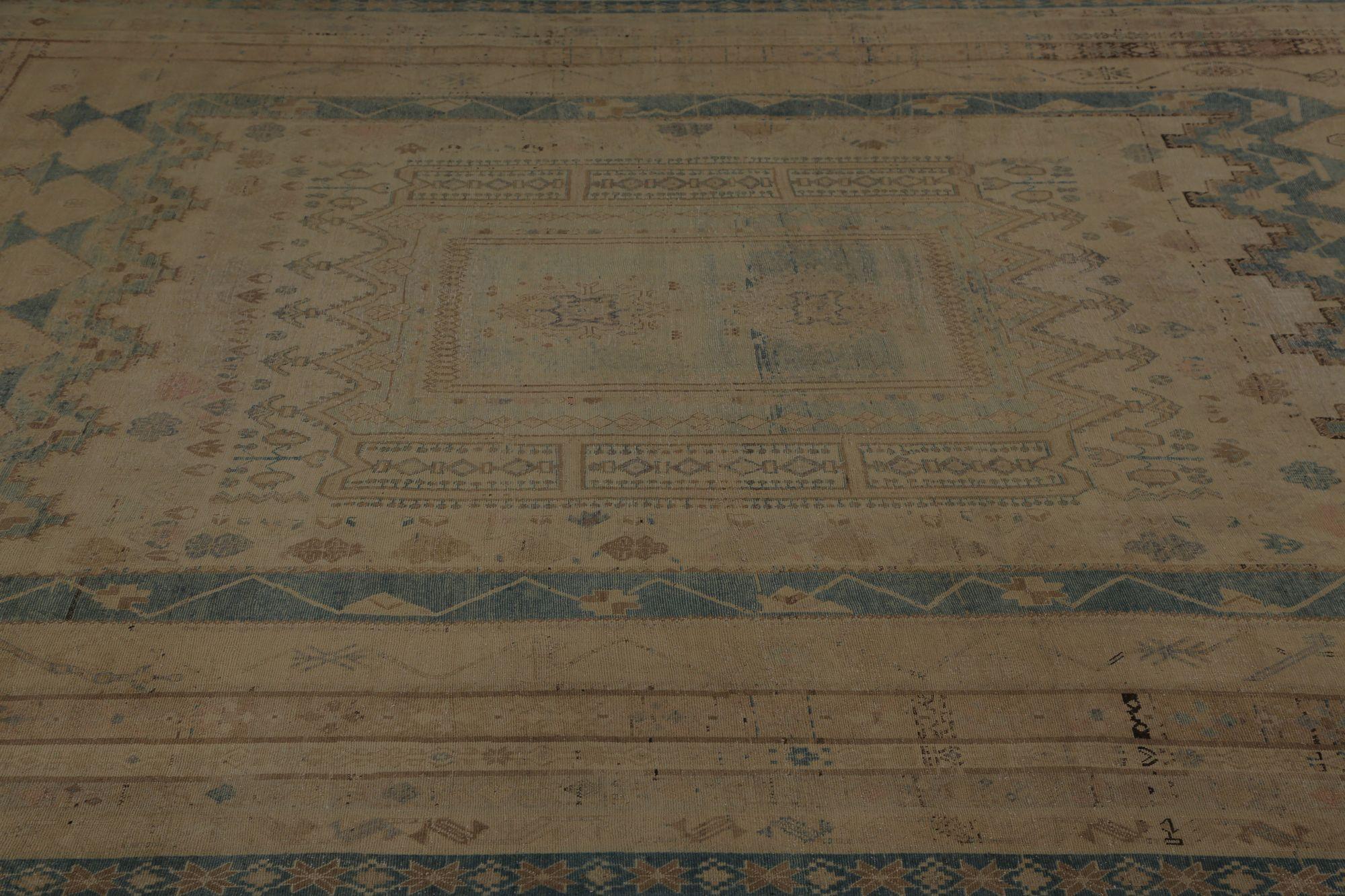 XX secolo Tappeti persiani Shiraz - Design Lana Taupe - 96836 in vendita