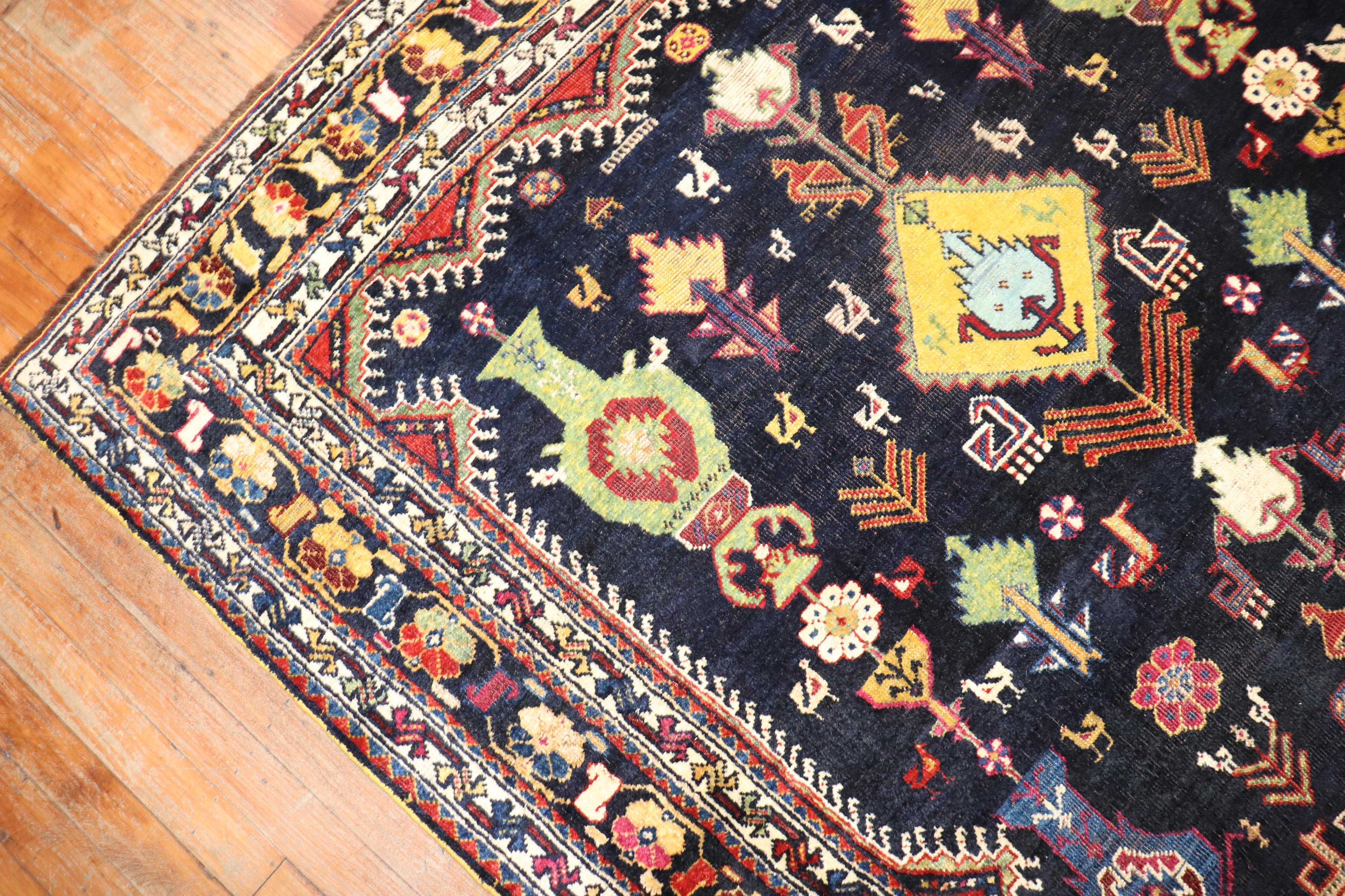  Persian Shiraz Gallery Size Rug For Sale 5