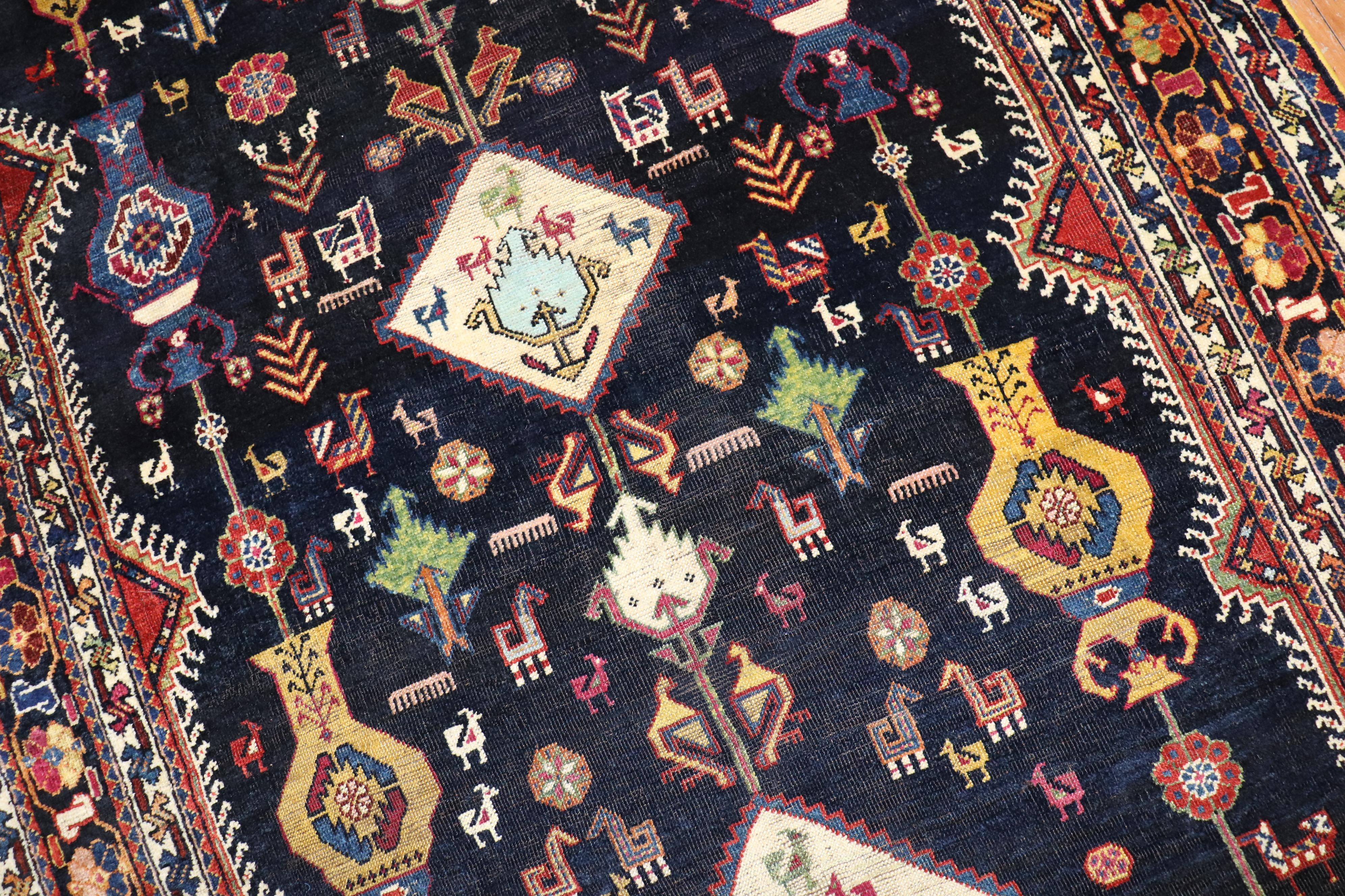  Persischer Shiraz-Teppich in Galeriengröße im Angebot 1