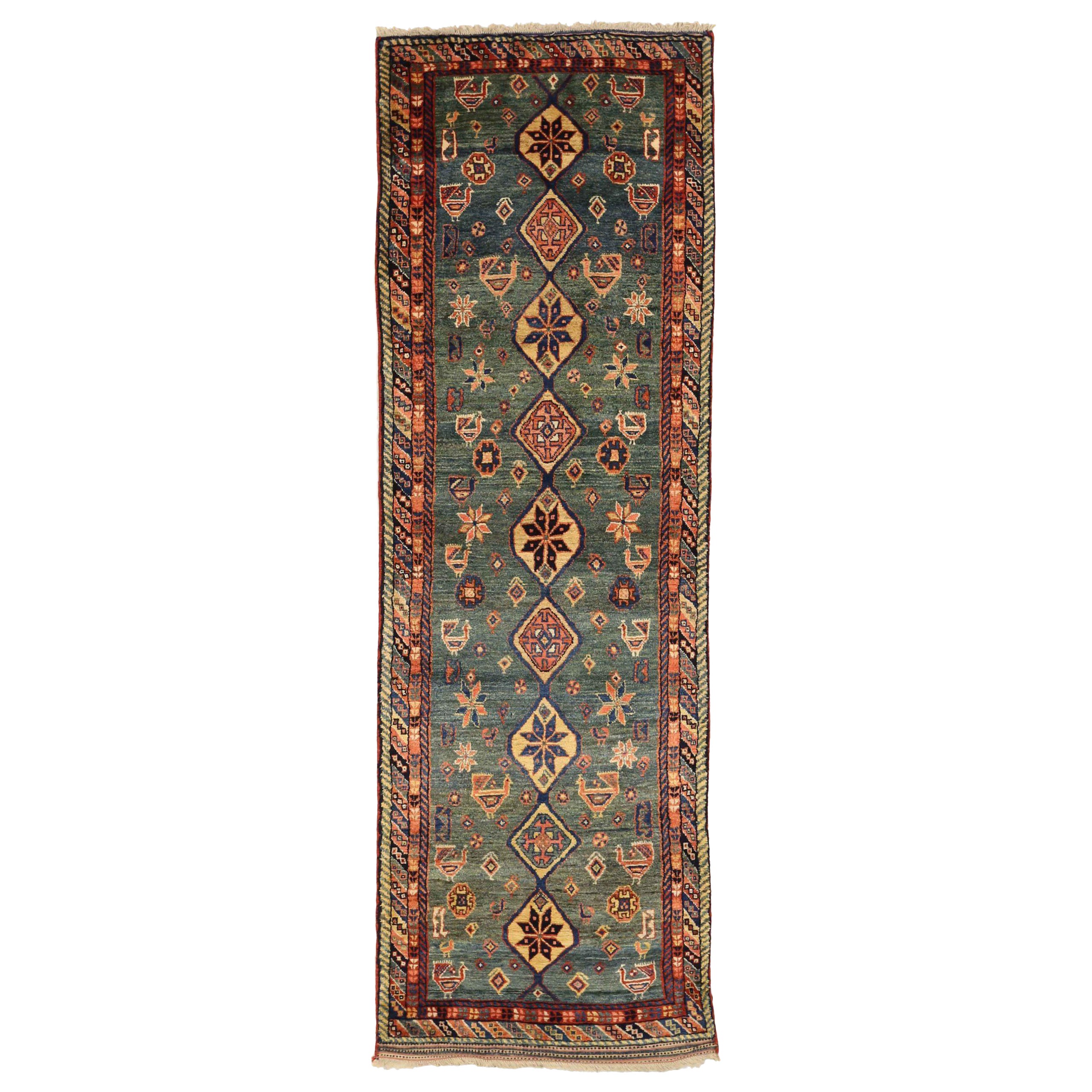Persian Shiraz Runner Rug - 10869