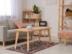 Persian Shiraz Small Rug - Wool Orange Design