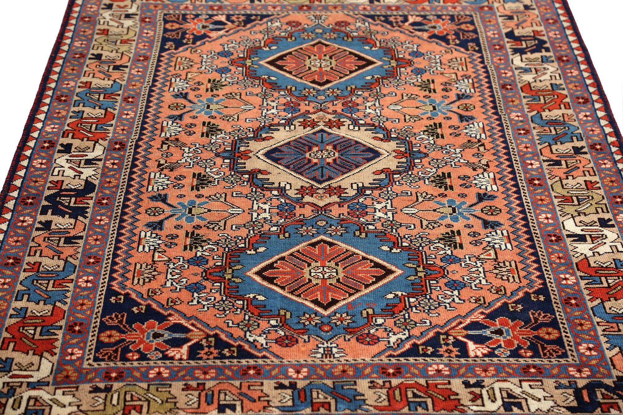 XX secolo Tappeto persiano Shiraz Small - Lana Design/One - 96701 in vendita
