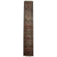 Persian Shiraz Style Wool Rug Runner, 20th Century