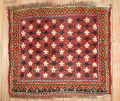 Zabihi Collection Persian Shiraz Throw Antique Rug