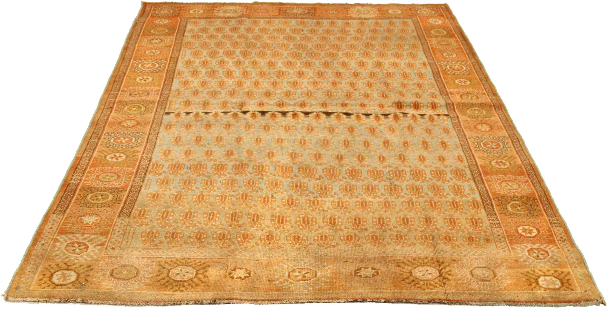 Discover the elegance of Persian Sirjan featuring Small Rug in Circa 1880. Designed with Wool and BlueIvoryPink, this exclusive design is perfect for enhancing your space.