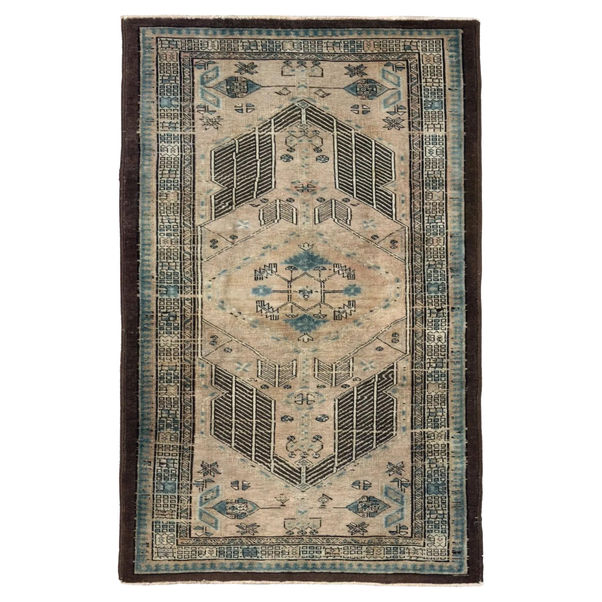 Tappeto persiano di piccole dimensioni (44 x 85) - Sarab Design in vendita