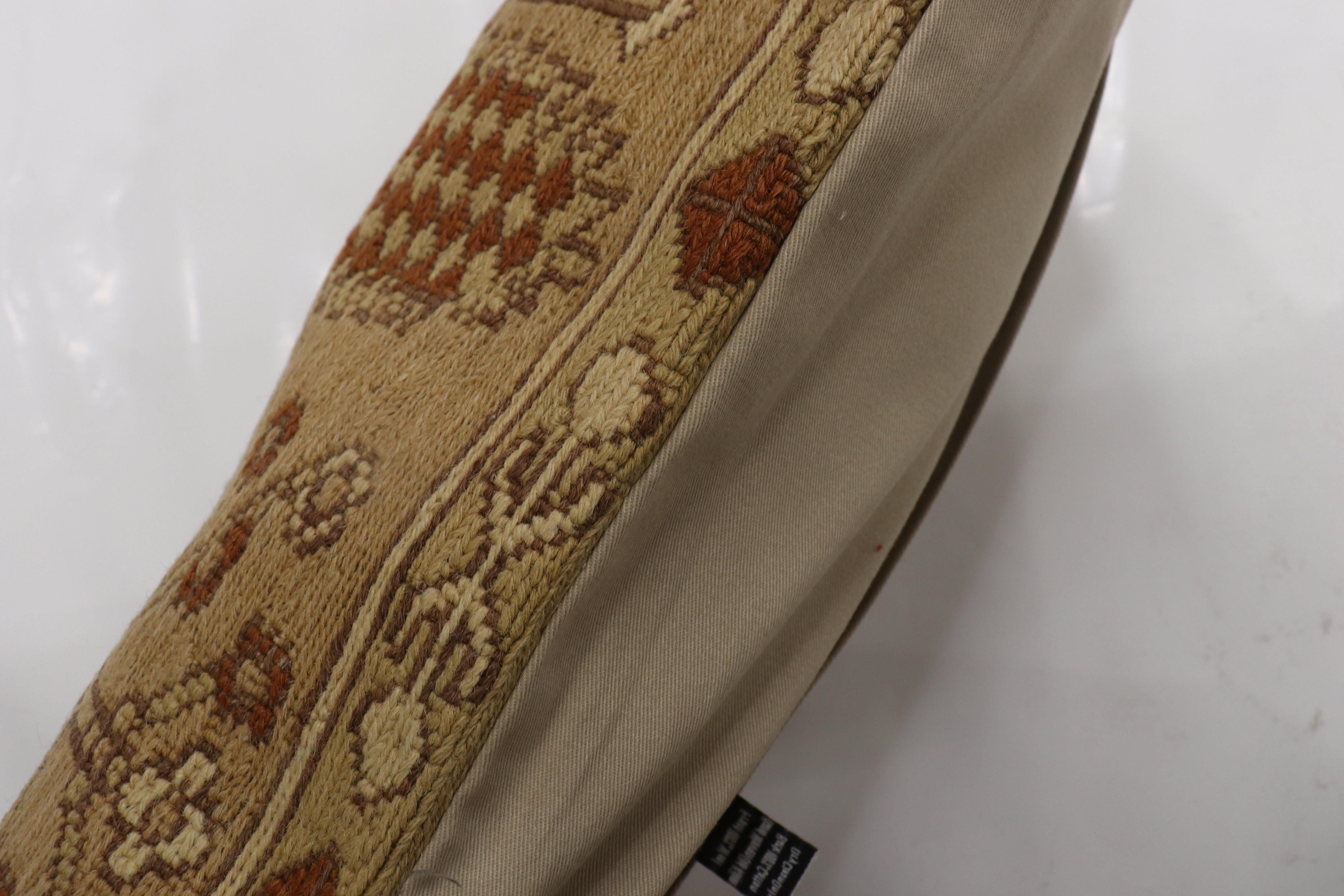 Persischer Soumac-Teppich Kissen (Moderne der Mitte des Jahrhunderts) im Angebot