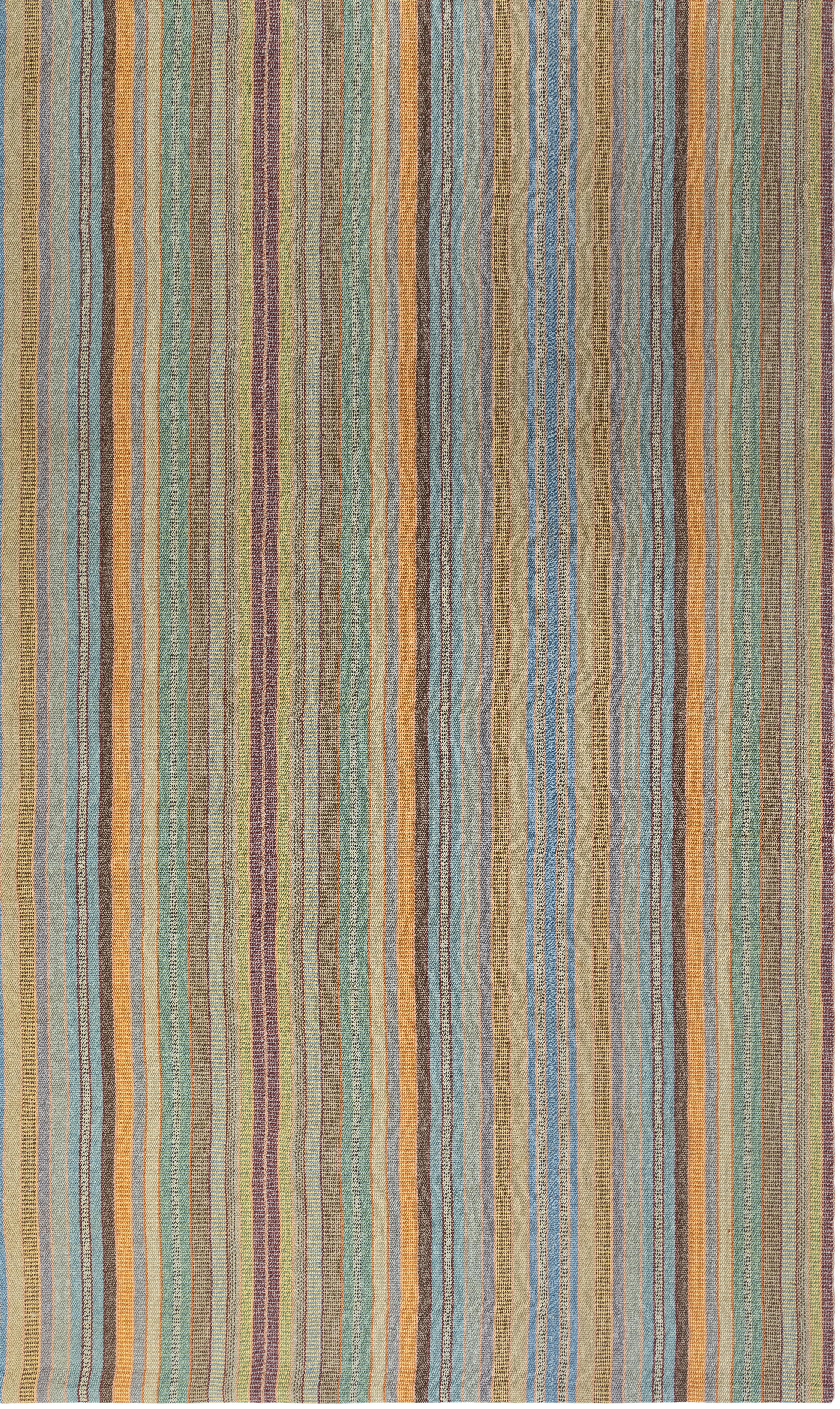 Persian Striped Flat Weave Rug – Hand-Spun Yarn, Vegetable-Dyed, Made to Order For Sale 3