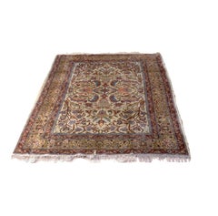 Persian-Style Bakhtiari Wool Rug in Red and Yellow  62.2 x 43.7 Inches