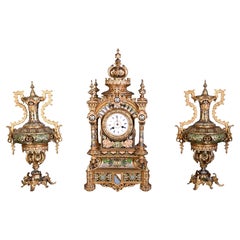 Doppelseitige Uhr und Beschläge im persischen Stil, Charles Stanislas MATIFAT