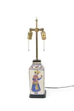 Persian Style Earthenware Vase Table Lamps