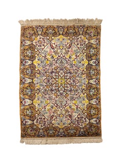 Persian Style Lotus Isfahan Rug  61.4 x 32.9 inches