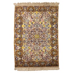 Persian Style Lotus Isfahan Rug 61.4 x 32.9 inches Antique Persian Style Lotus Isfahan Rug 61.4 x 32.9 inches