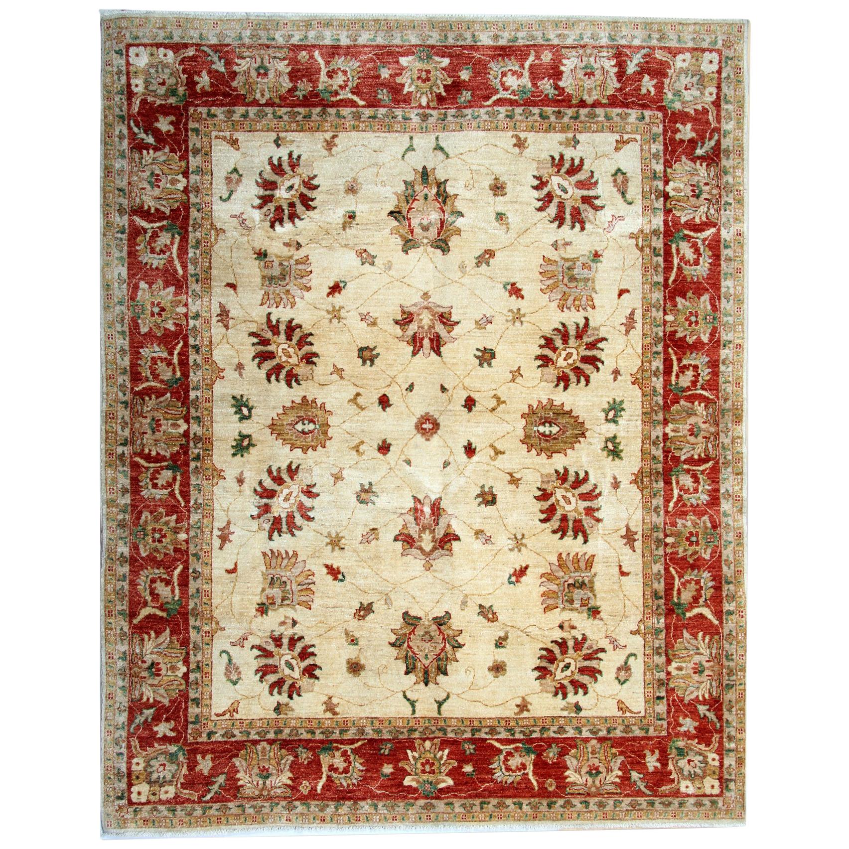 Red Oriental Rugs, Turkman Design Carpet Living Room Rug For Sale at