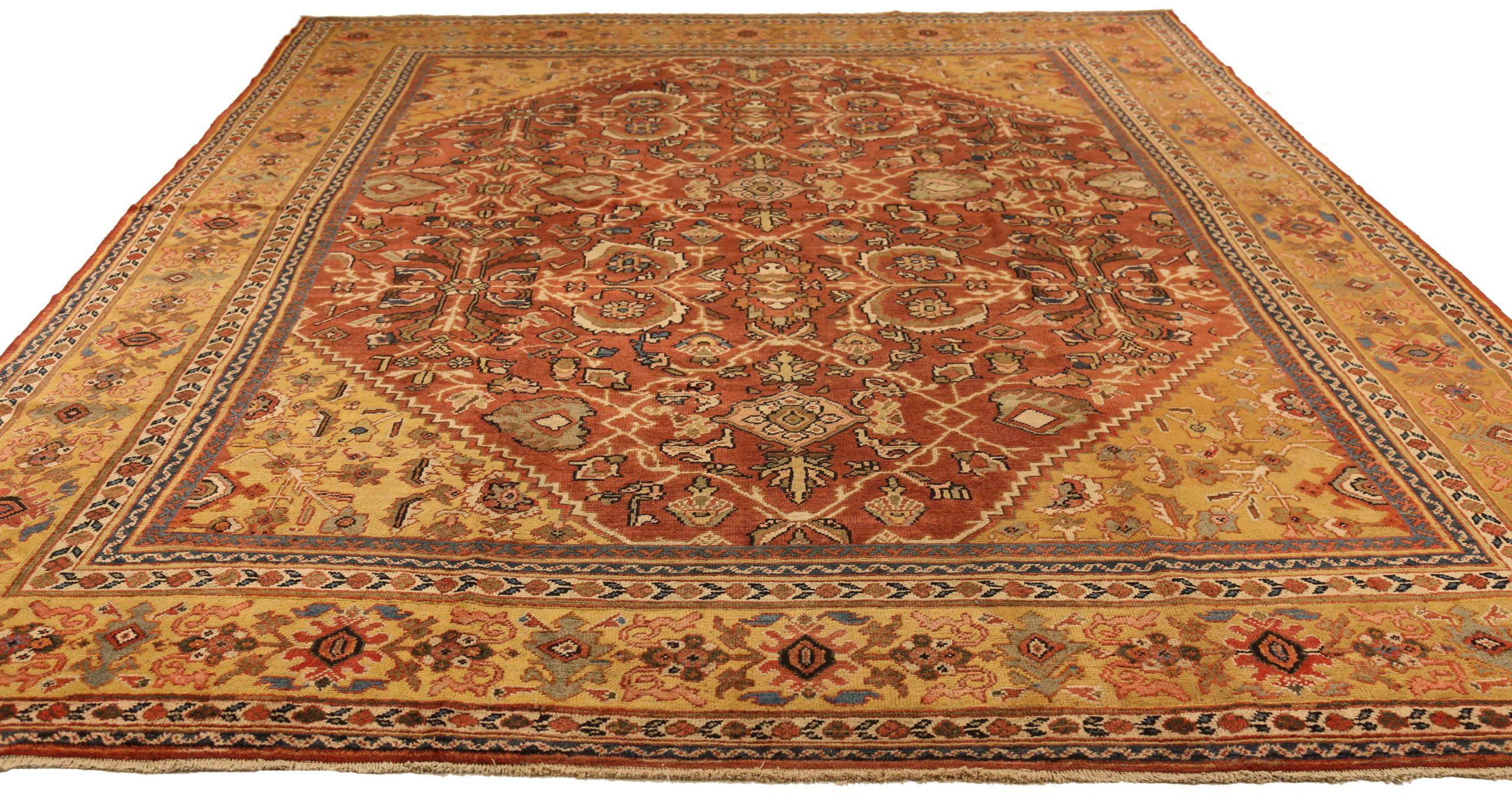 Scopri l'eleganza dei Sultanabad Rugs persiani con i tappeti CIRCA del 1880. Progettato con una meticolosa attenzione ai dettagli, questo design esclusivo è perfetto per valorizzare il tuo spazio.
