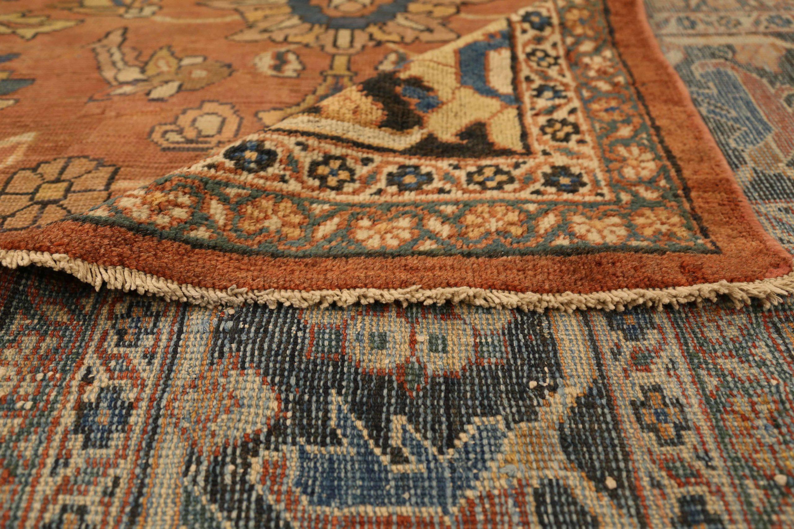 Persian Sultanabad Area Rugs - 10251 In Excellent Condition For Sale In Dallas, TX